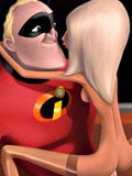 Strong Mrs. Incredible forces Mirage for deep throat